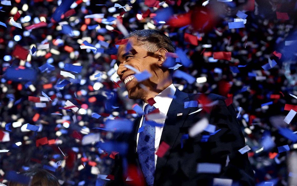 obama victory celebrations